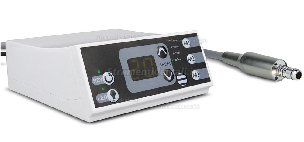 Micromotore elettrico portatile dentale WJ W90 tipo E con luce LED